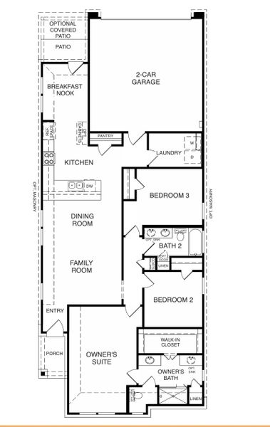 2D floor plan layout of this home in Sage Hollow, Kyle, TX (Image 3). 2D floor plan layout of this home in Sage Hollow, Kyle, TX (Image 3).