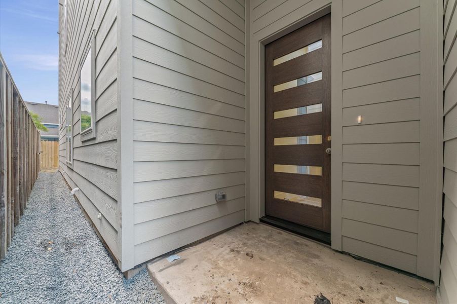 Covered front porch. Covered front porch.