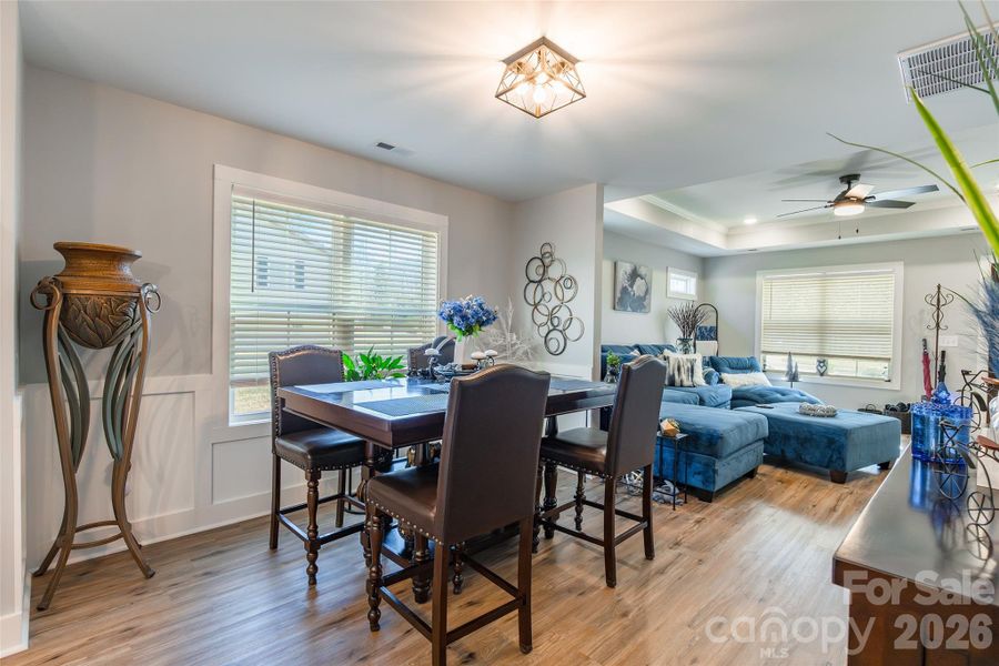 Furnished interior view inside a new home in , Albemarle (Image 16).