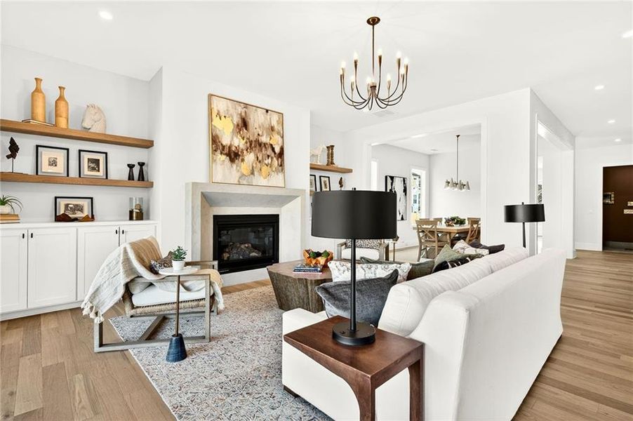 Furnished interior view inside a new home in , Brookhaven (Image 34).