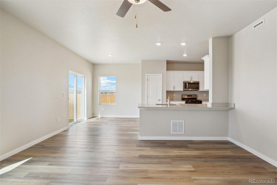 Spacious, unfurnished interior of a new home in Bennett Ranch, Bennett (Image 9). Spacious, unfurnished interior of a new home in Bennett Ranch, Bennett (Image 9).