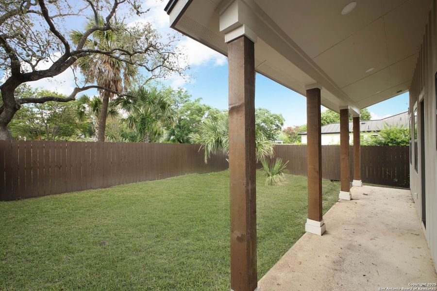 Exterior details and patio area of a home in , San Antonio (Image 3).