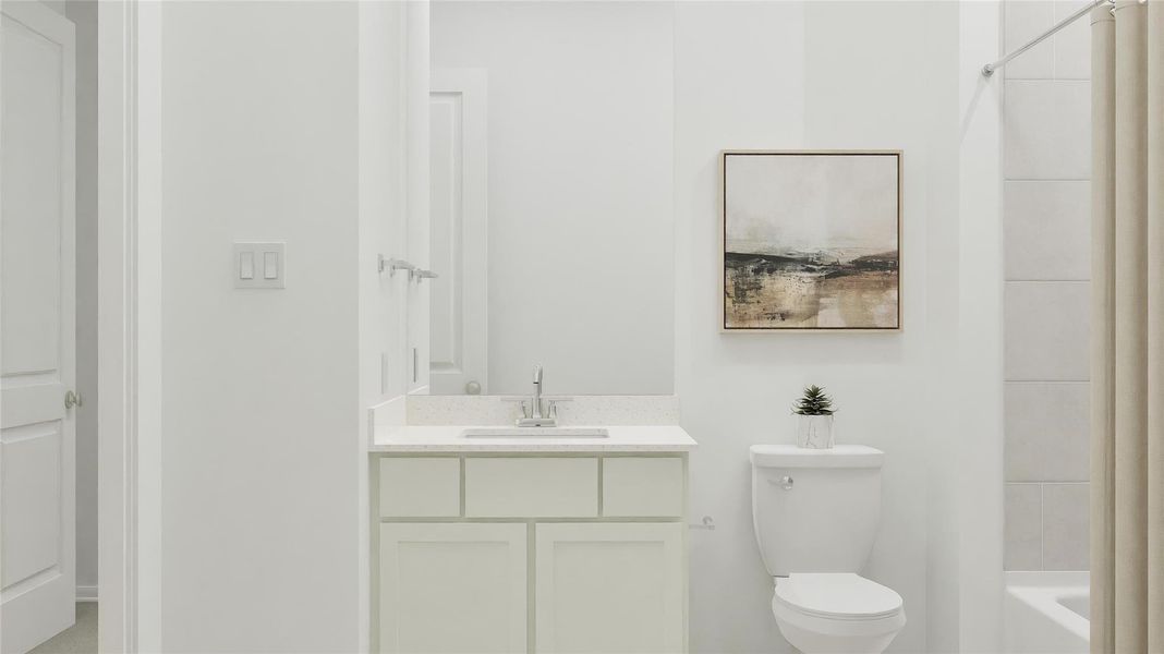 Furnished interior view inside a new home in The Highlands, Porter (Image 11). Furnished interior view inside a new home in The Highlands, Porter (Image 11).