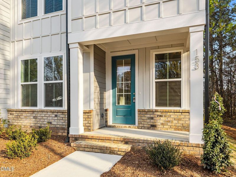 Exterior details and patio area of a home in Camden Park, Knightdale (Image 32).