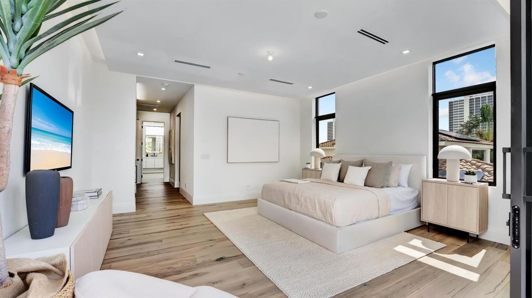 Furnished interior view inside a new home in , Boca Raton (Image 16). Furnished interior view inside a new home in , Boca Raton (Image 16).