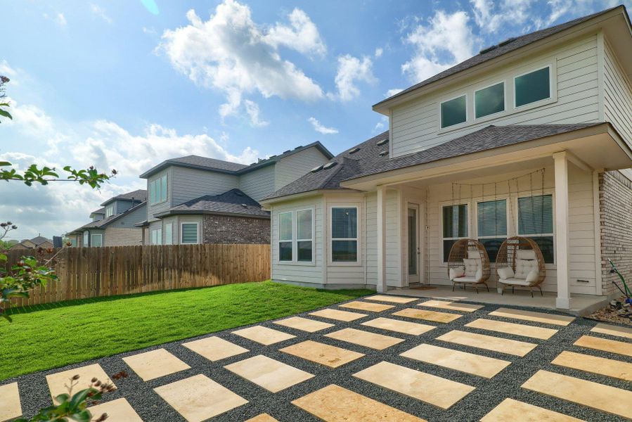 Exterior details and patio area of a home in , Austin (Image 25).