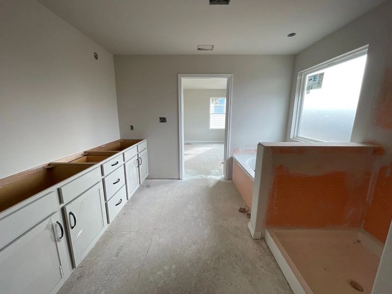 In-progress construction of a new home in Covered Bridge, Hutto, TX (Image 20).