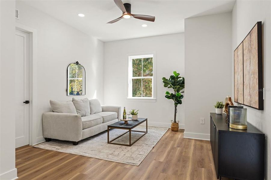 Furnished interior view inside a new home in , Seminole (Image 33).