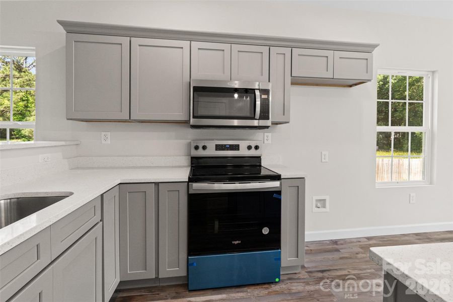Furnished interior view inside a new home in , York (Image 5).