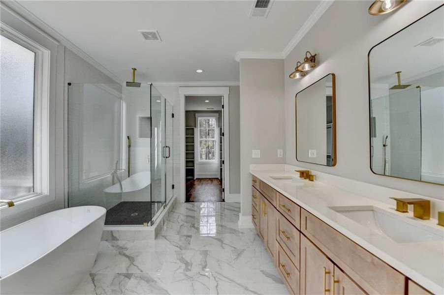 Furnished interior view inside a new home in , Snellville (Image 30).