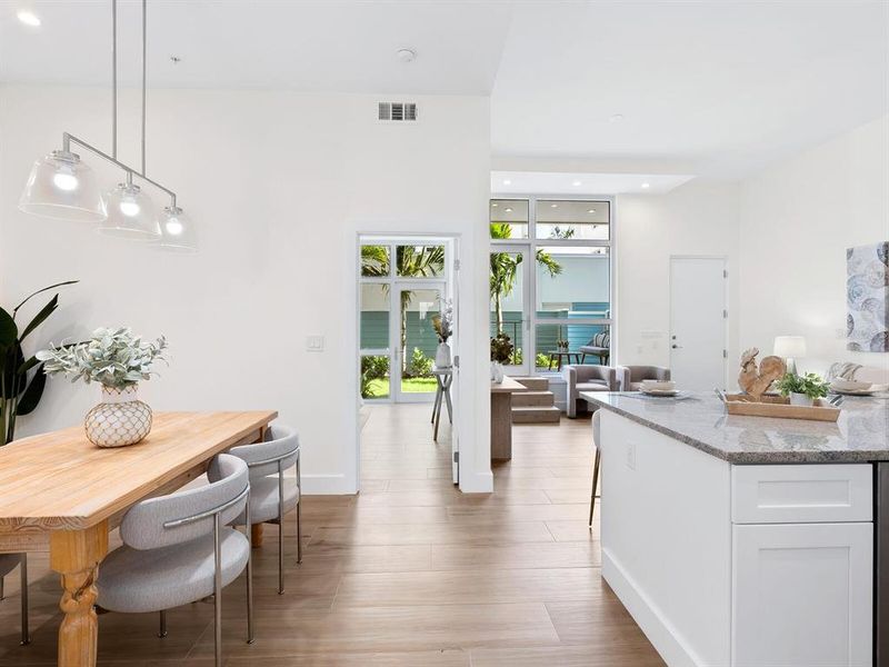 Furnished interior view inside a new home in , Sarasota (Image 18).