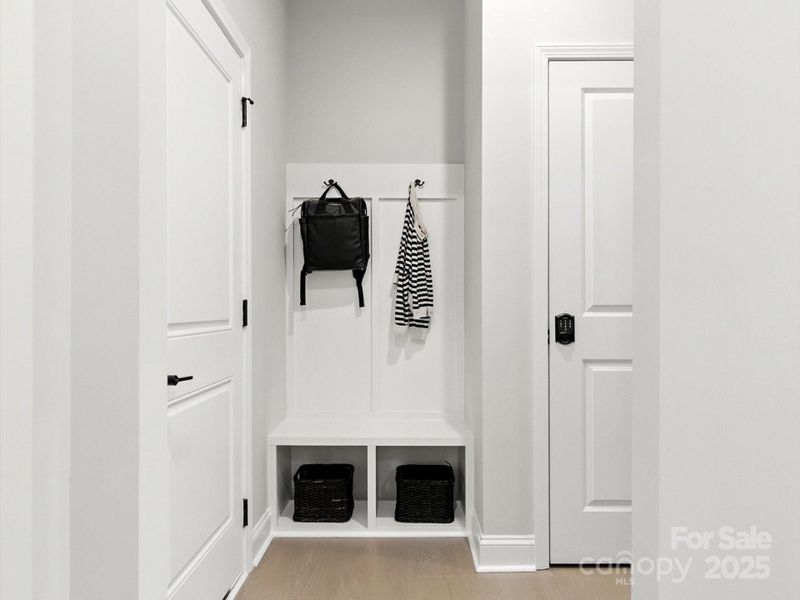 Built in drop zone to make every day a little easier. *Model Photos | Actual finishes, orientation, and structural selections may vary.