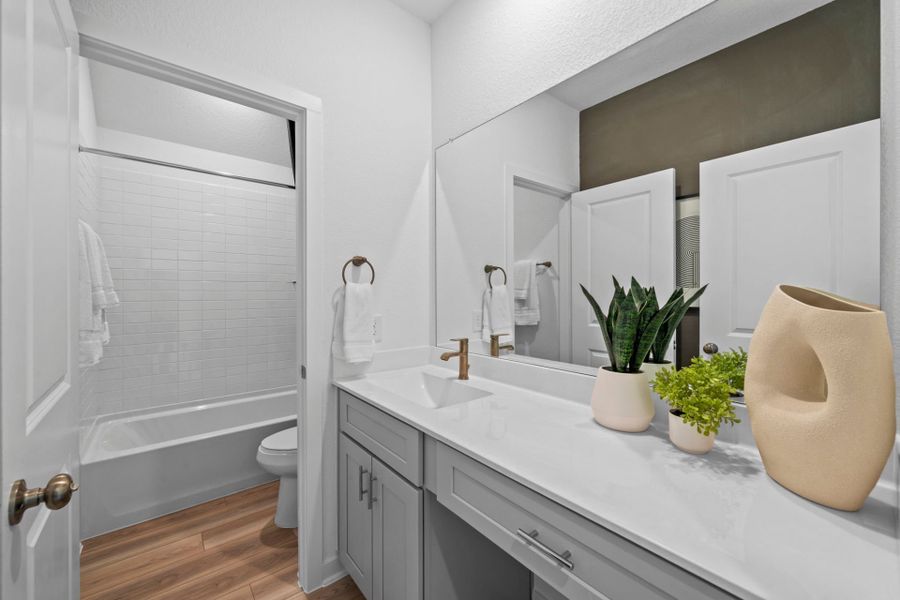 Representative furnished interior of a home built from the Jayton by Pulte Homes in Pulte Homes at Two Step Farm, Montgomery (Image 10). Representative furnished interior of a home built from the Jayton by Pulte Homes in Pulte Homes at Two Step Farm, Montgomery (Image 10).