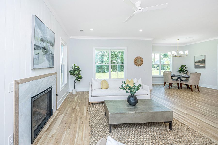 Furnished interior view inside a new home in , Mount Pleasant (Image 17). Furnished interior view inside a new home in , Mount Pleasant (Image 17).
