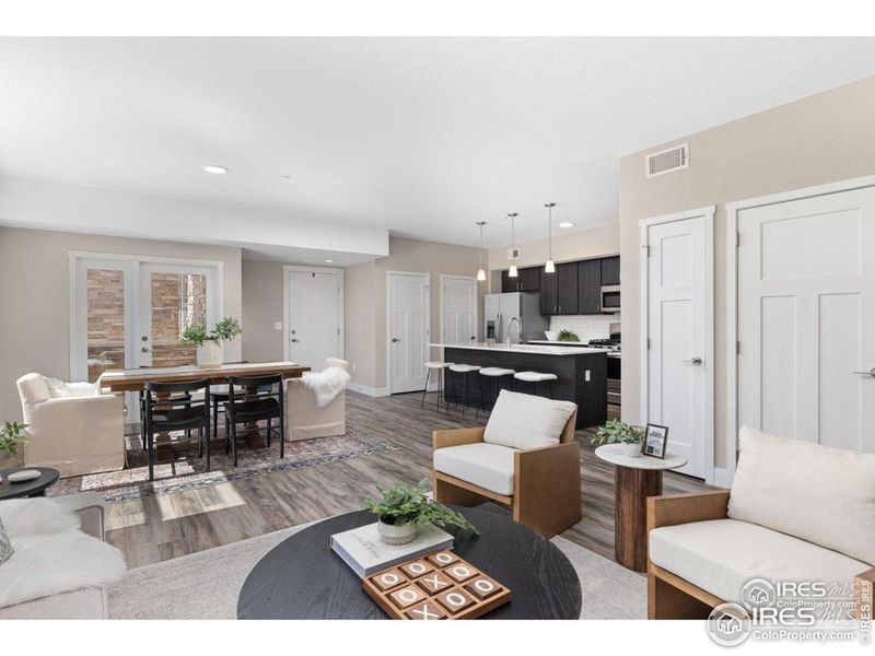 Furnished interior view inside a new home in , Lafayette (Image 3).