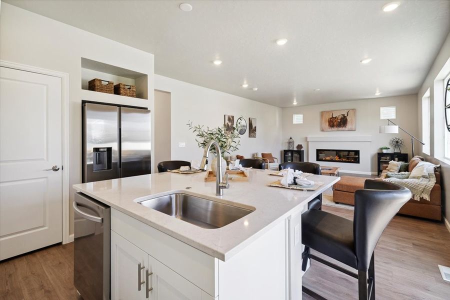 Furnished interior view inside a new home in Bradley Heights, Colorado Springs (Image 25).