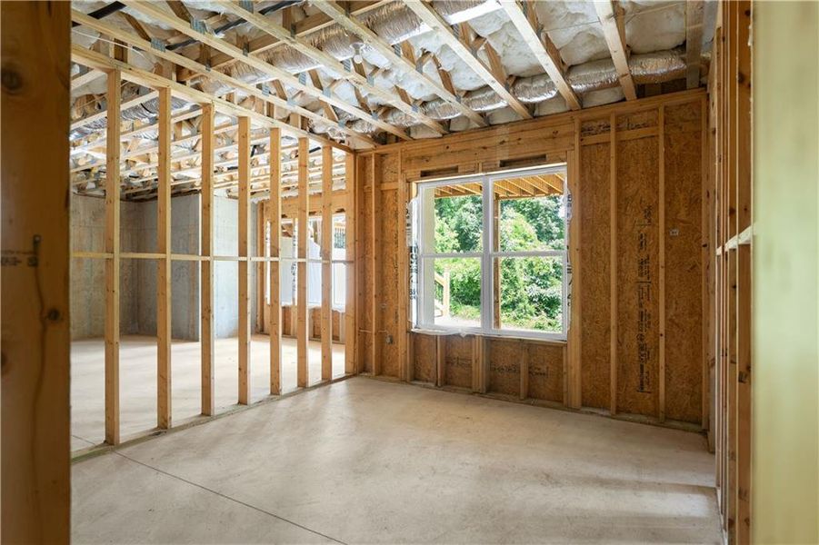 In-progress construction of a new home in , Atlanta, GA (Image 93).