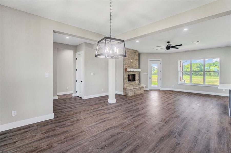 Spacious, unfurnished interior of a new home in , Wills Point (Image 12).