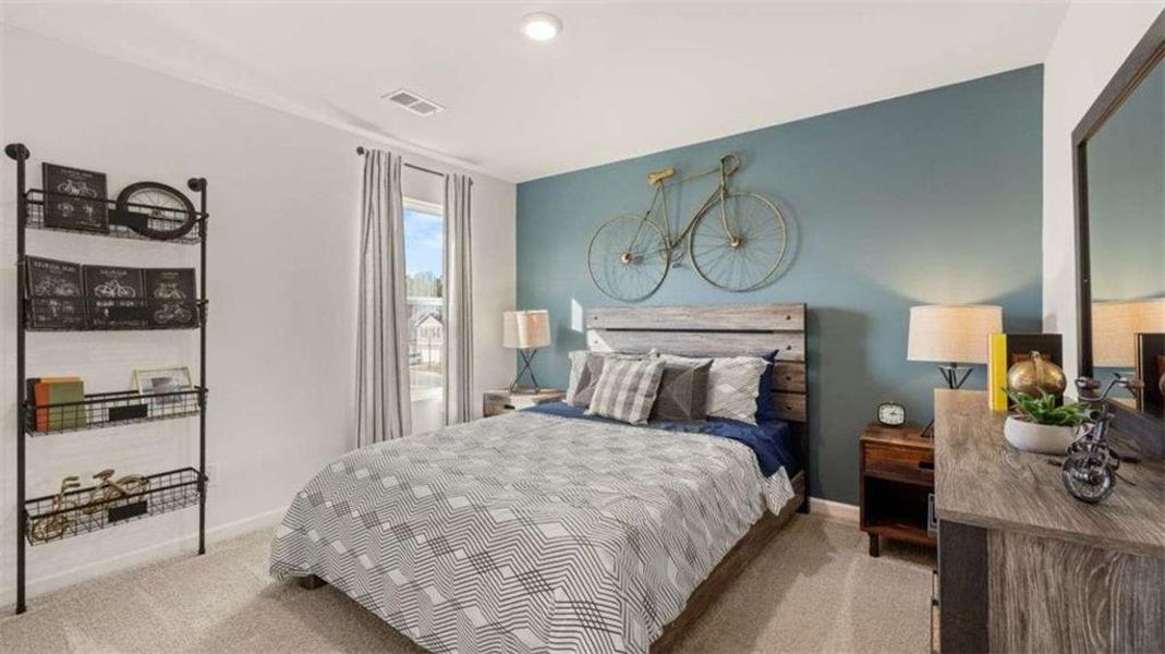 Furnished interior view inside a new home in Poplar Preserve, Newnan (Image 10).