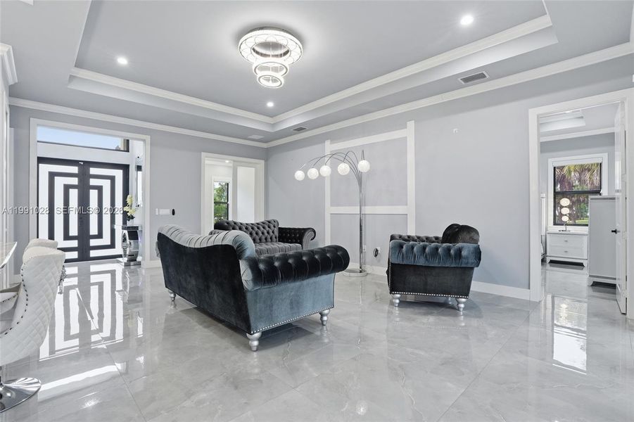 Furnished interior view inside a new home in , Naples (Image 36).