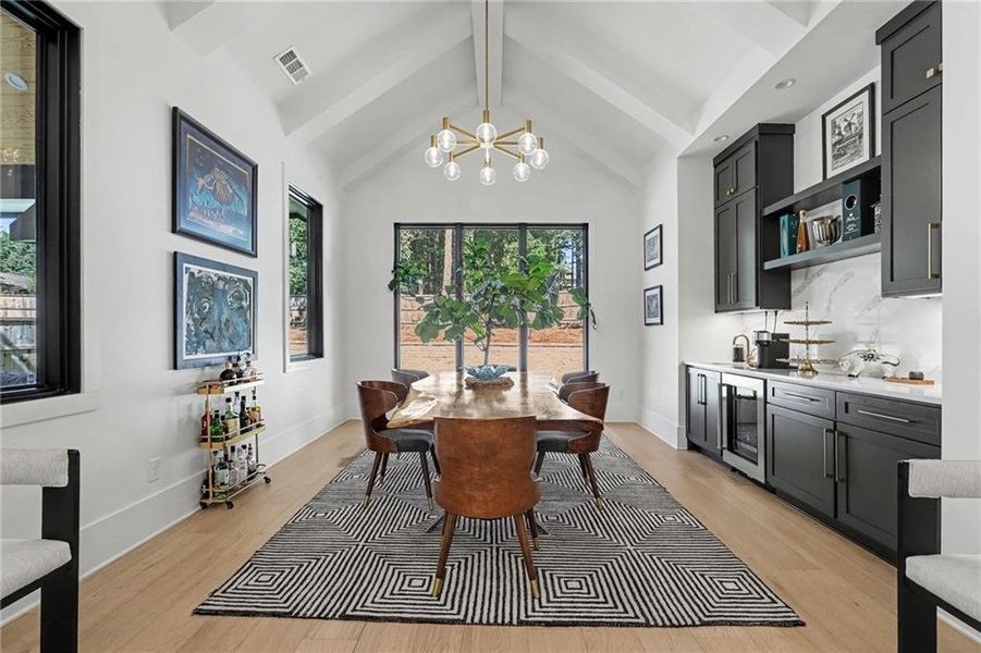Furnished interior view inside a new home in , Alpharetta (Image 20).