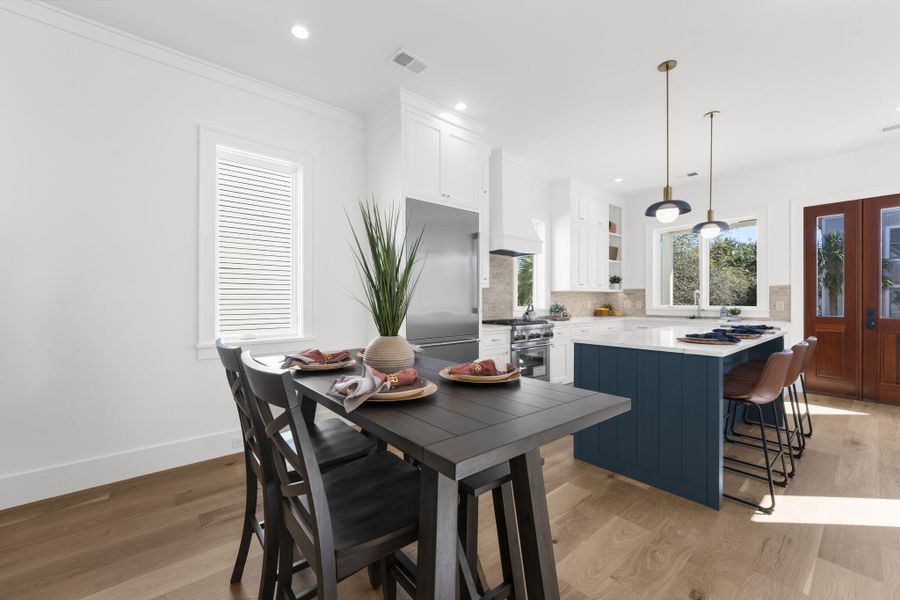 Furnished interior view inside a new home in , Mount Pleasant (Image 8). Furnished interior view inside a new home in , Mount Pleasant (Image 8).