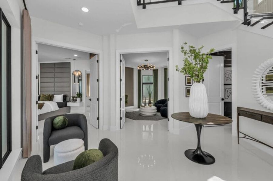 Representative furnished interior of a home built from the Silver Palm – Phase 2 by Medallion Home in Aqua, Bradenton (Image 37).