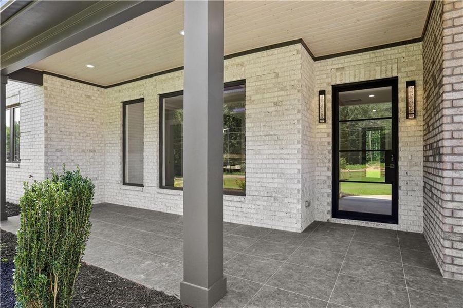 Exterior details and patio area of a home in , Braselton (Image 66).