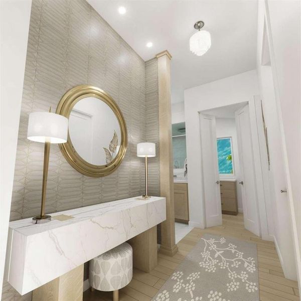 Furnished interior view inside a new home in , Cherry Log (Image 3). Furnished interior view inside a new home in , Cherry Log (Image 3).