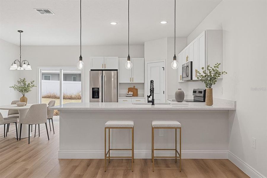 Furnished interior view inside a new home in , Ocala (Image 15).