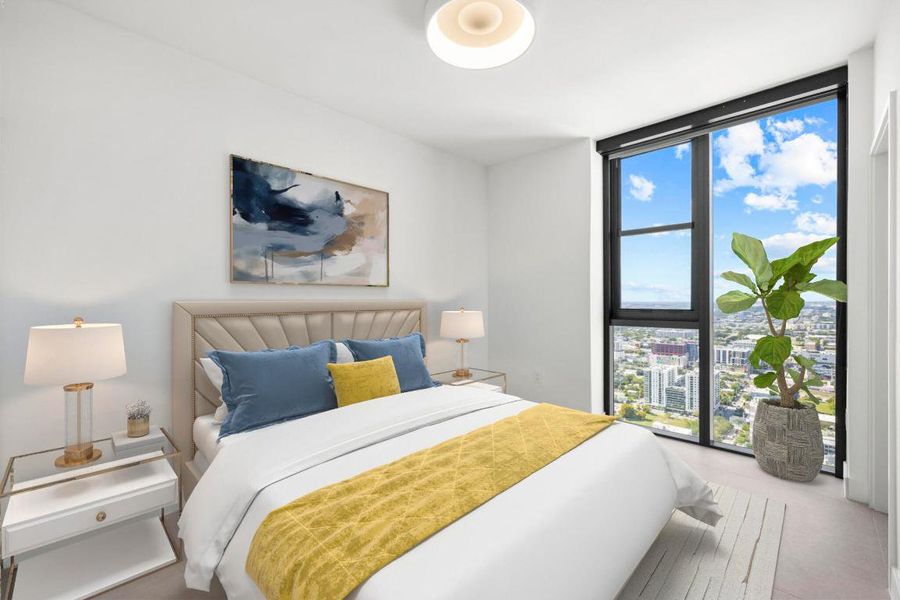 Virtually Staged Bedroom 4