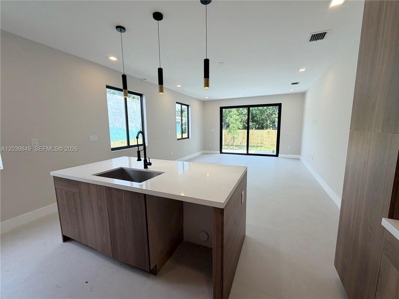 Furnished interior view inside a new home in , Miami (Image 7). Furnished interior view inside a new home in , Miami (Image 7).