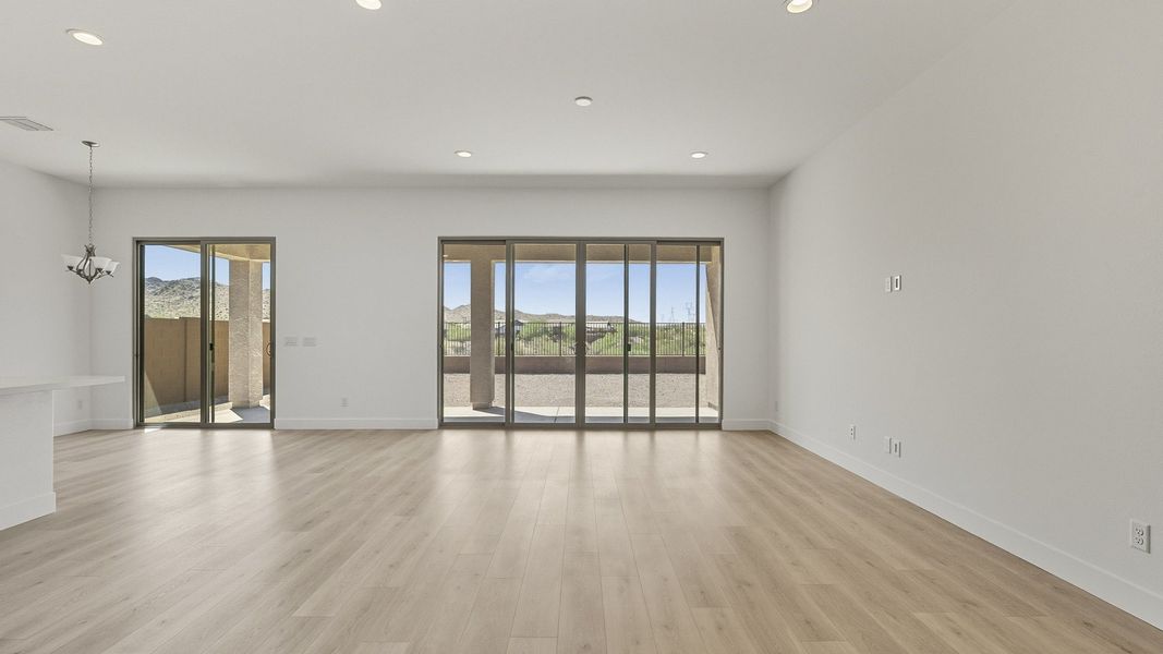 Furnished interior view inside a new home in Hacienda at Estrella, Goodyear (Image 15).