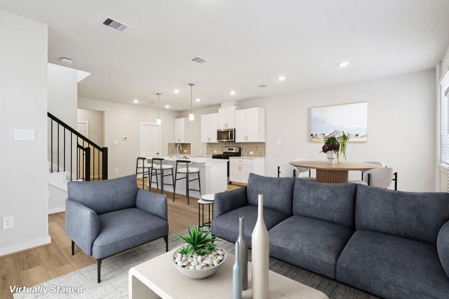 Photo is not of the actual home, but is an inspirational photo of builder’s model home and may depict options, furnishings, and/or decorator features that are not included