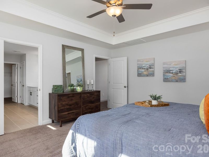 Furnished interior view inside a new home in Enclave at Belmont, Belmont (Image 13).