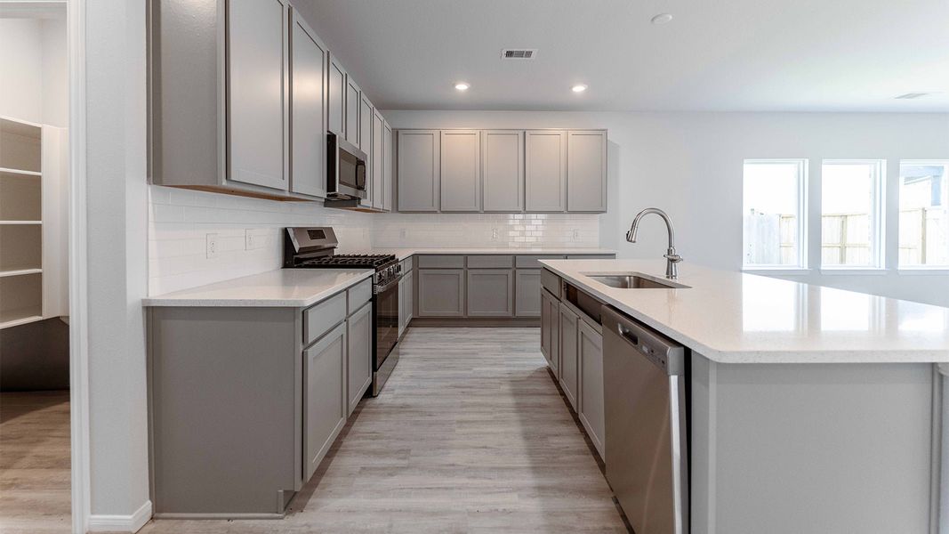 Furnished interior view inside a new home in Windrose Green, Angleton (Image 6).