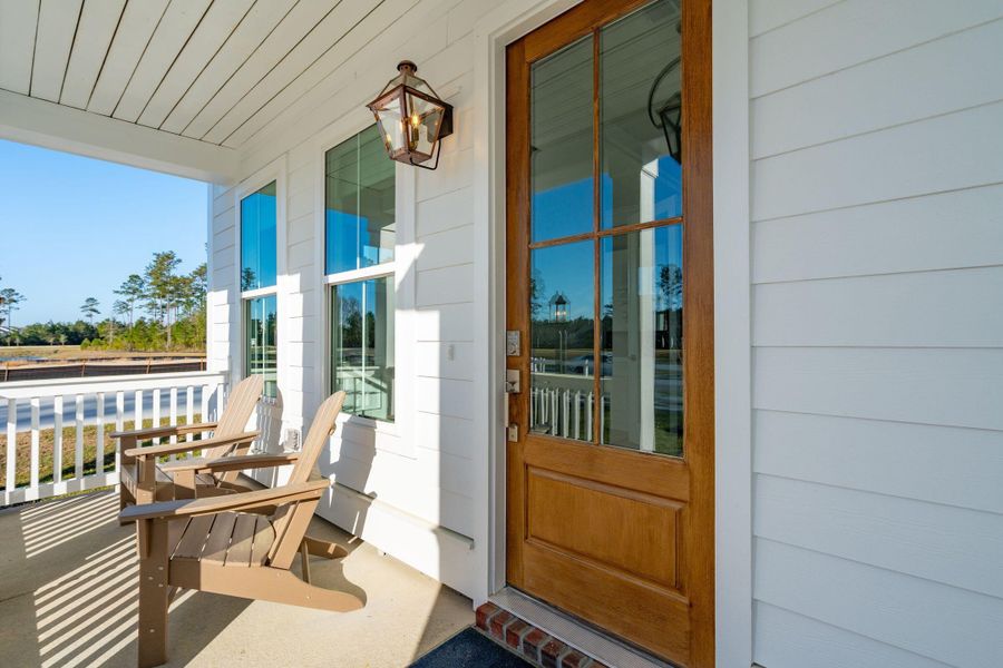 Exterior details and patio area of a home in , Summerville (Image 3). Exterior details and patio area of a home in , Summerville (Image 3).