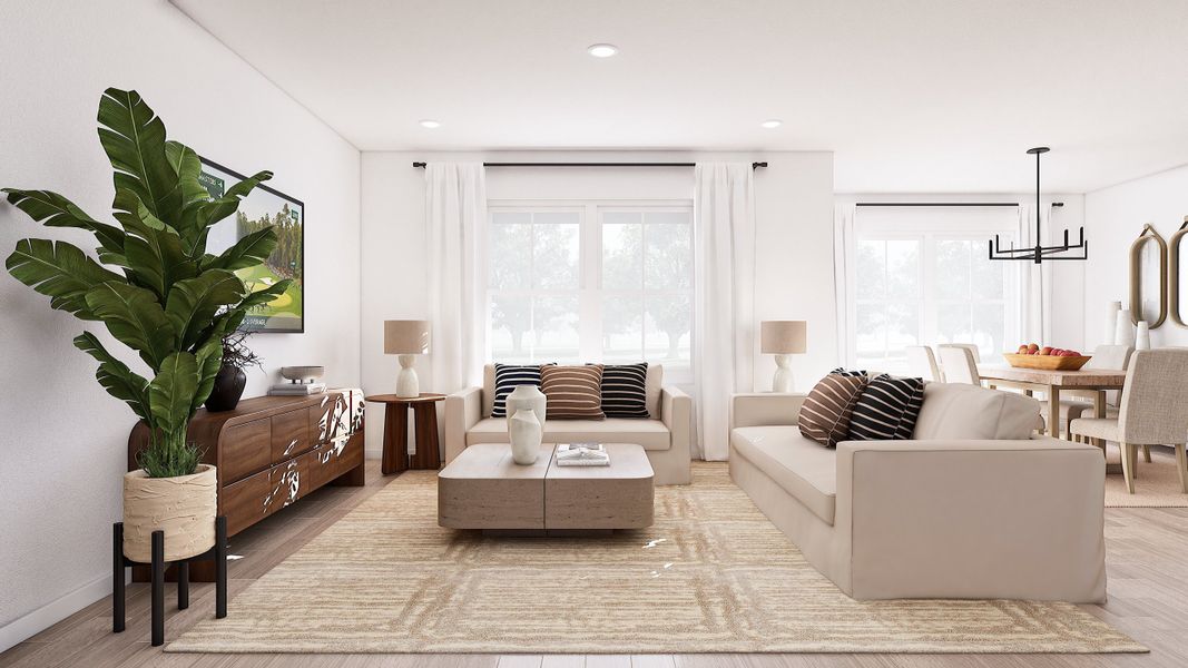 Open main living area