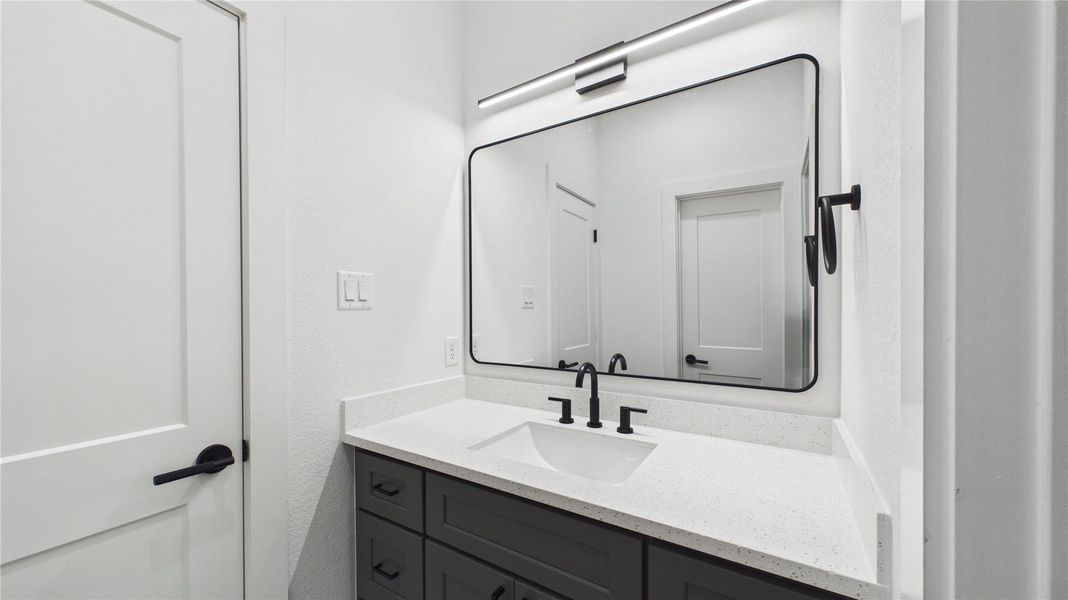 Furnished interior view inside a new home in Reynolds Landing, Houston (Image 14). Furnished interior view inside a new home in Reynolds Landing, Houston (Image 14).