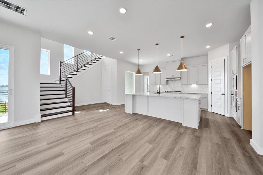 Furnished interior view inside a new home in Lago Pointe, Seabrook (Image 10).