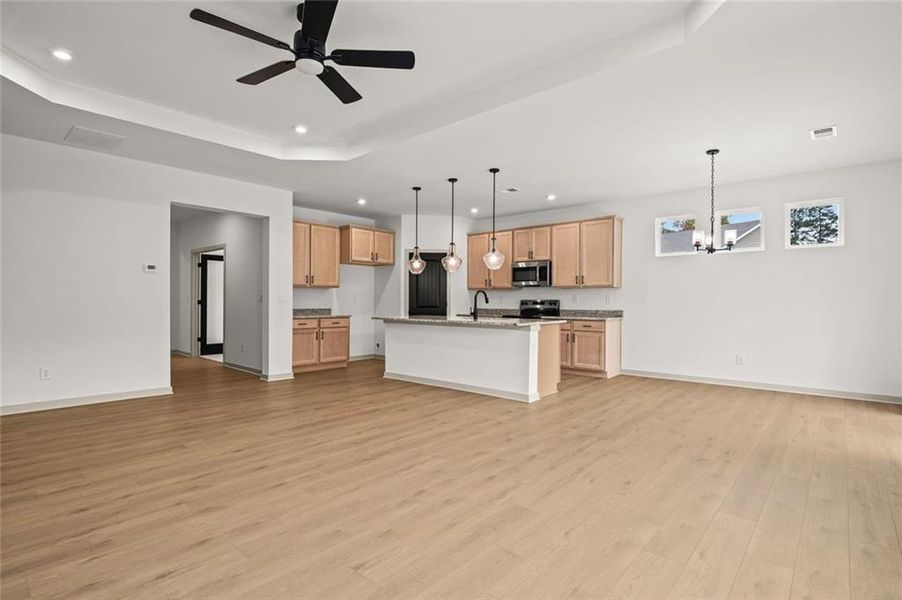 Furnished interior view inside a new home in Sage Woods, Dallas (Image 11).