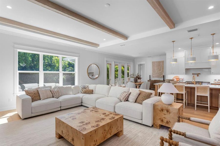 Furnished interior view inside a new home in , Tampa (Image 35).