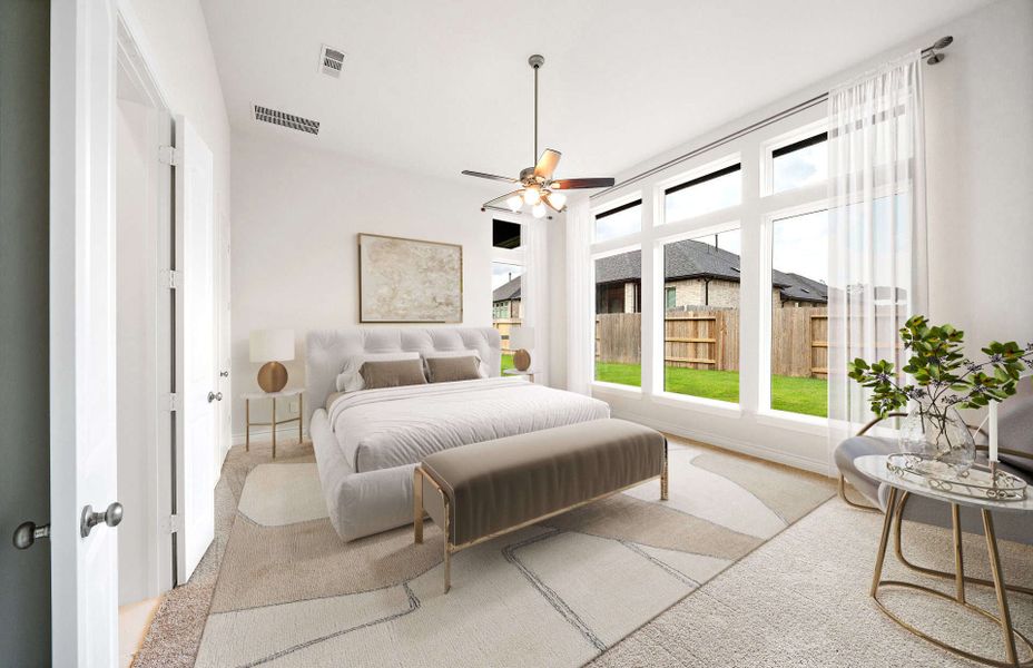 Representative furnished interior of a home built from the 3049AU by Ravenna Homes in Audubon 60′, Magnolia (Image 10).