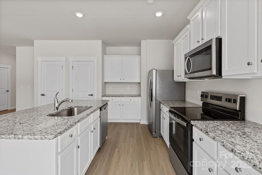 Furnished interior view inside a new home in , Winston-Salem (Image 4).