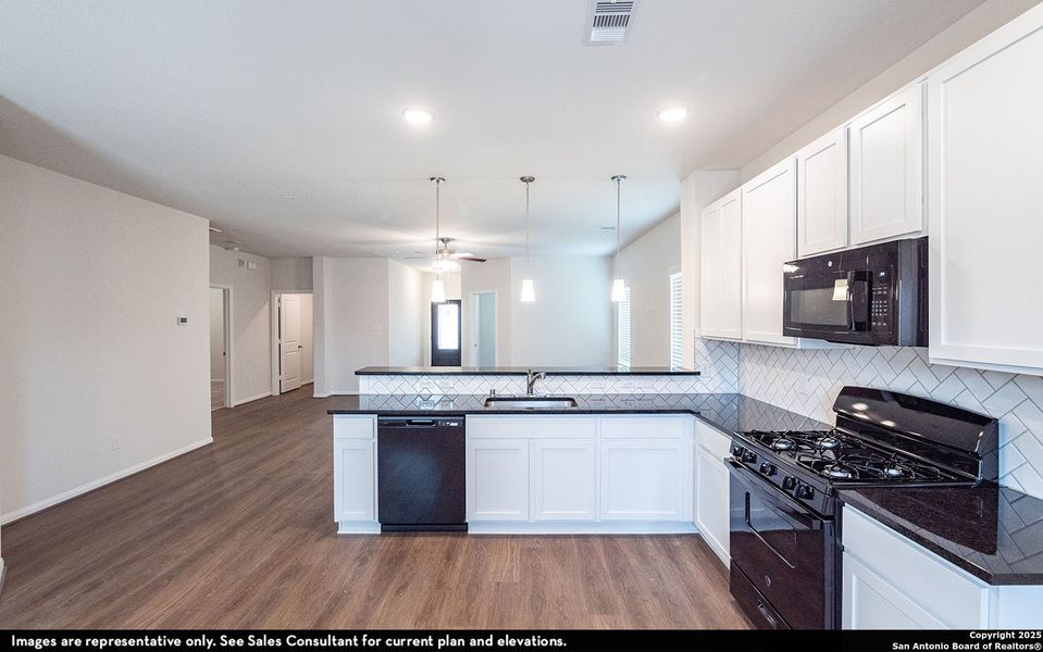 Furnished interior view inside a new home in Hennersby Hollow, San Antonio (Image 6). Furnished interior view inside a new home in Hennersby Hollow, San Antonio (Image 6).