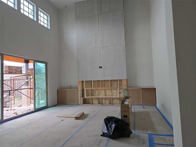 In-progress construction of a new home in , Frisco, TX (Image 31).