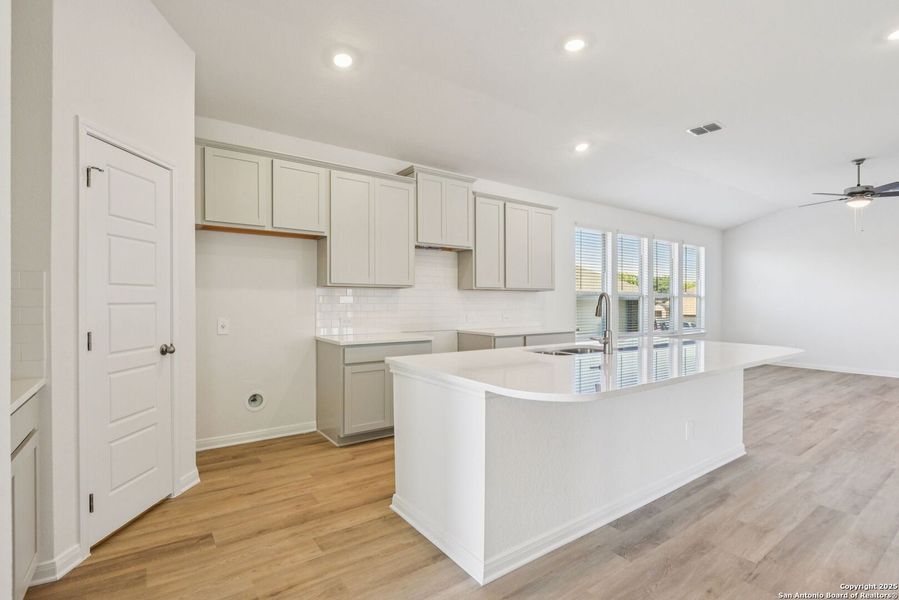 Furnished interior view inside a new home in Royal Crest, San Antonio (Image 9). Furnished interior view inside a new home in Royal Crest, San Antonio (Image 9).