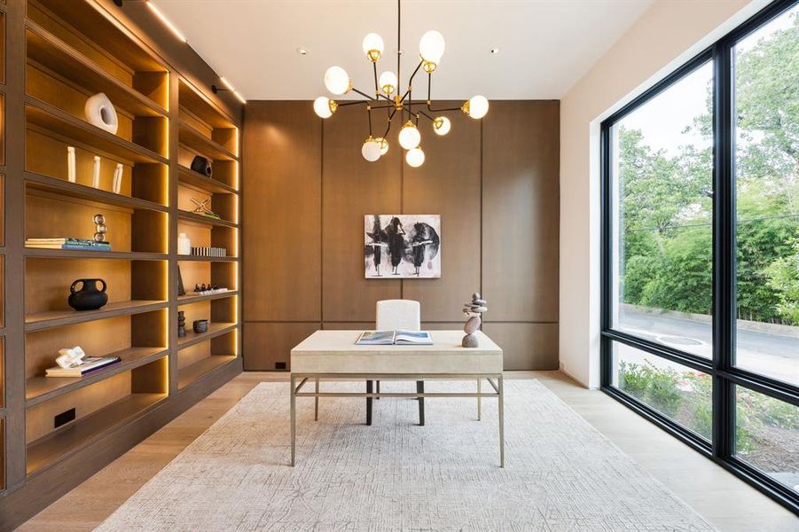 Furnished interior view inside a new home in , Dallas (Image 5).