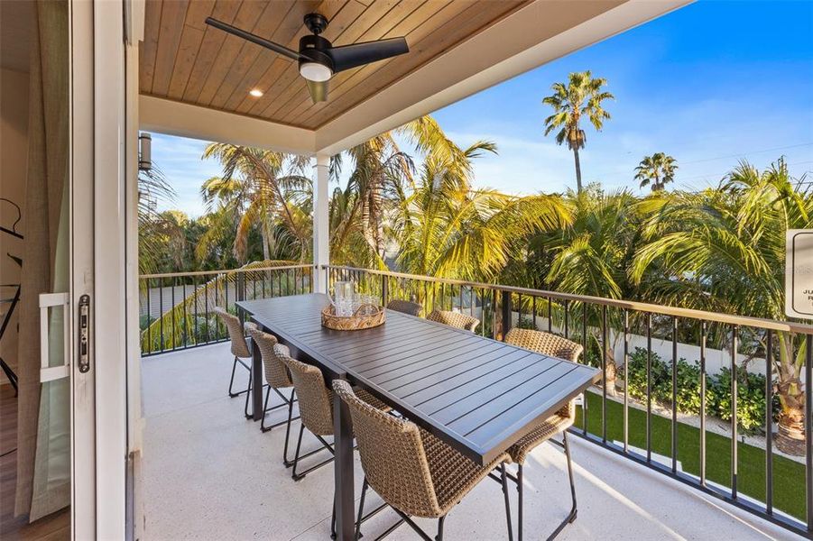 Exterior details and patio area of a home in , Sarasota (Image 38).