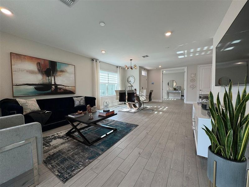 Furnished interior view inside a new home in , Punta Gorda (Image 11).